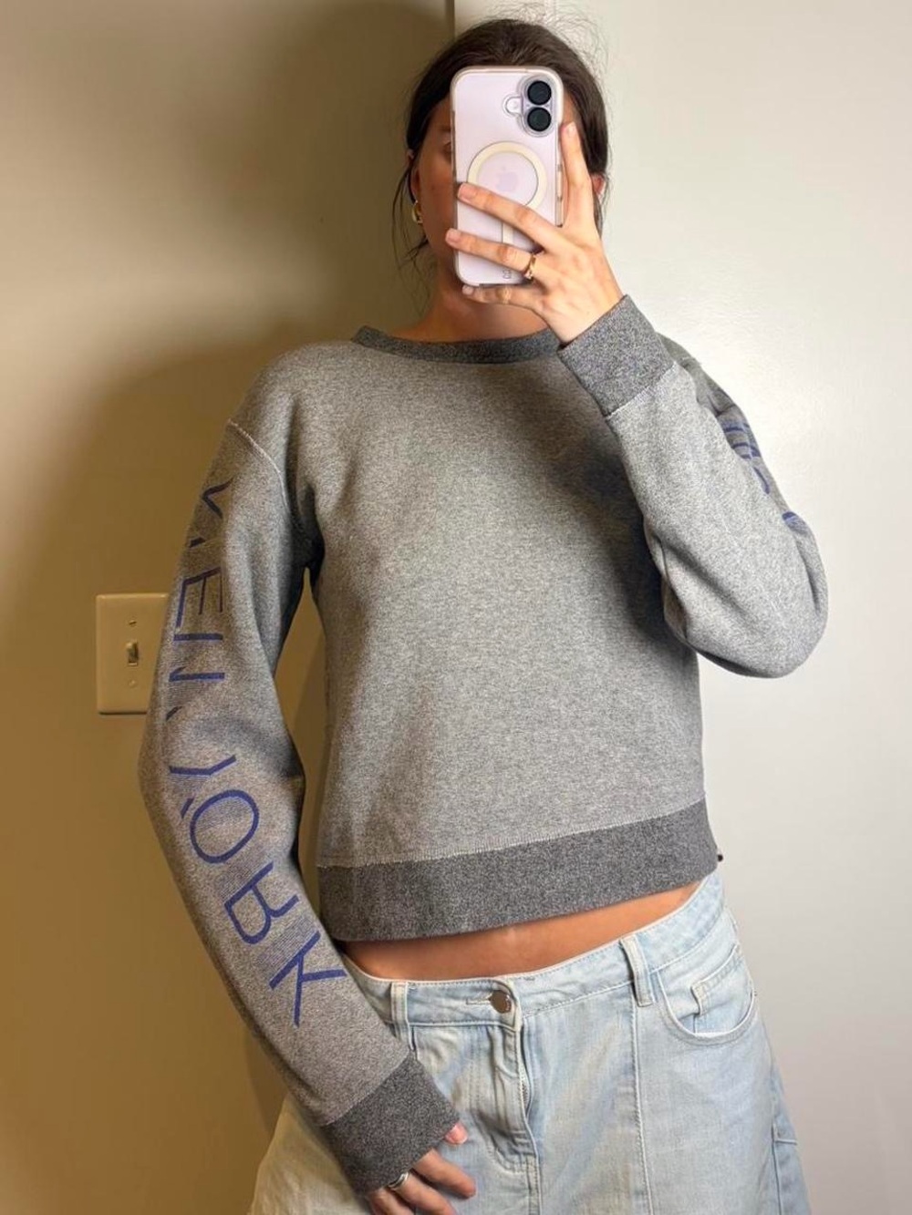 Rag & Bone Gray Pullover